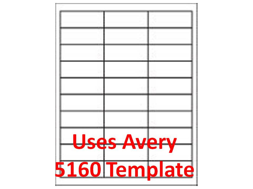 avery free printable label templates 8160